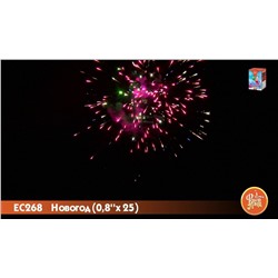 Фейерверк ЕС268 Новогод (0,8" х 25)