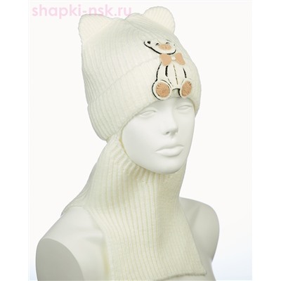 01-44-R Балаклава-шлем для девочки (48-50)