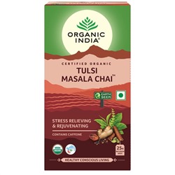 Organic India Tulsi Masala Chai / Масала Чай со Священным Базиликом 25 Чайные пакетики