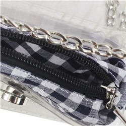 Сумкочка прозрачная с кошельком-косметичкой 20х10х15см