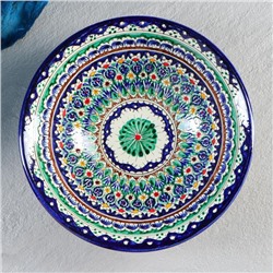 Супница Риштанская Керамика, 2.4 л, d=28 см, керамика, синяя