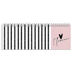 Планинг недатированный на спирали 290х100 мм 128стр. "ЧЁРНО-БЕЛЫЕ ПОЛОСКИ" 71592 Феникс