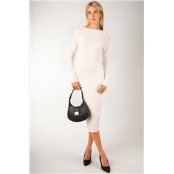 Женское вязаное платье с открытыми плечами Happyfox