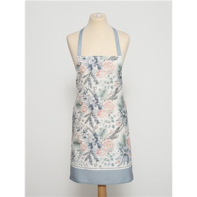 Фартук новогодний «Этель» Christmas flowers 60×70 см, 100% хл, саржа 190 г/м²