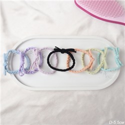 Резинка для волос 6 штук набор / N3172-8 /уп 1/723791