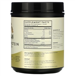 Terra Origin, Collagen + Protein Bone Broth, Vanilla, 16.43 oz (466 g)