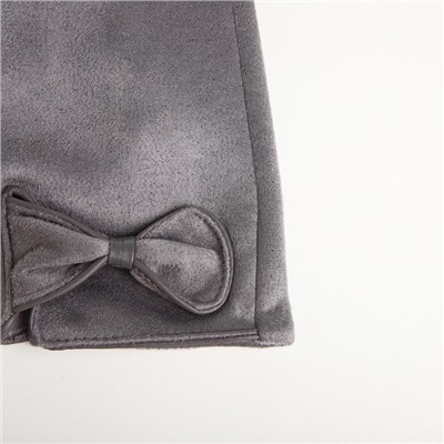 Перчатки женские, безразмерные, без утеплителя, серые