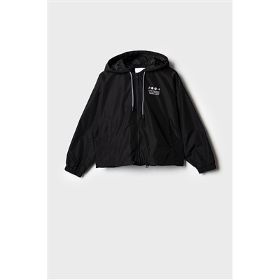 Куртка текстильная с полиуретановым покрытием для девочек (ветровка) PLAYTODAY, 1240104