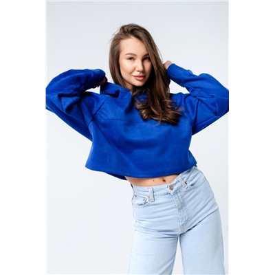 Свитшот 2 оверсайз короткий (Электрик)