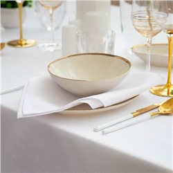 Набор салфеток «Этель» Cozy, 45×45 см-4 шт., белый, с пропиткой ВГМО, 192 г/м²