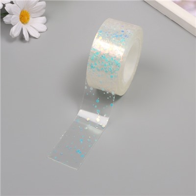 Клейкая нано-лента декоративная силикон «Сияние. Перламутр», 3 см, дл. 3 м, 6.8×6.8×3 см