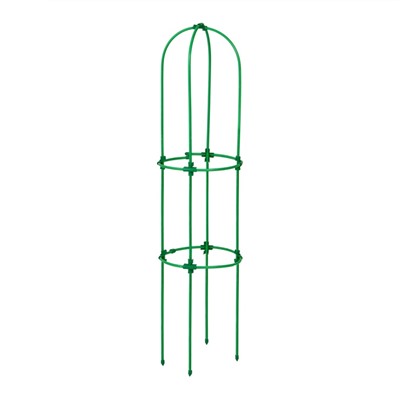 Шпалера, 135×30×1 см, металл, зелёная, «Ракета Клевер»