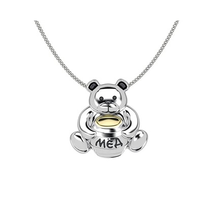 Подвеска из серебра без вставки, ЗК0400501