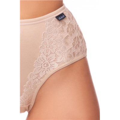Трусы утягивающие с кружевом HoneyFormat 8005 (Белый)