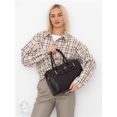 Сумка женская кожаная 1081M coffee Polina&Eiterou  в Новосибирске