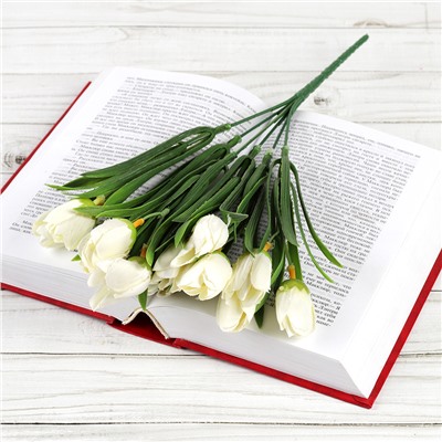 Цветок искусственный Букет тюльпанов 34 см 6 веток / NT596 /уп 600/