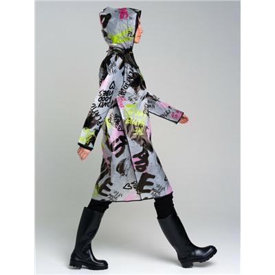 Плащ из полимерного материала для женщин (дождевик)