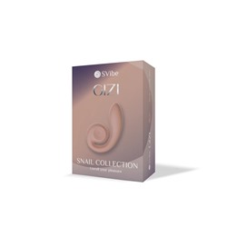 Персиковый вибромассажёр SVibe Gizi