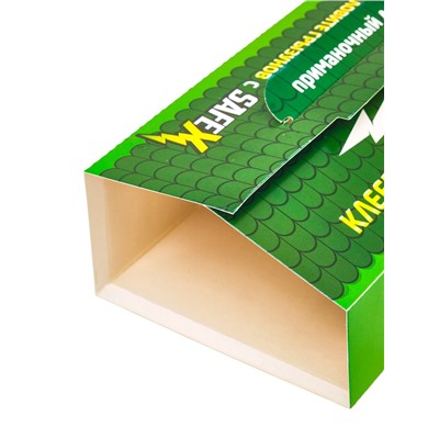 Клеевая ловушка SAFEX ДОМИК от КРЫС и МЫШЕЙ 1 шт. ЧЕРНЫЙ ЦВЕТ