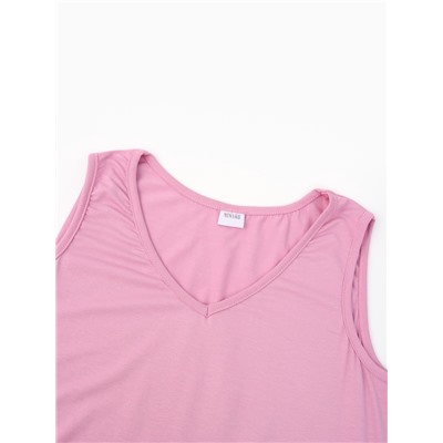 Сорочка миди ночная женская MINAKU: Home collection, розовая, размер 42