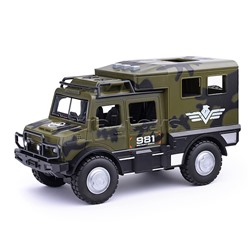 Машина "Военная" на батарейках, в коробке