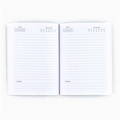 Подарочный набор новогодний, ежедневник и чайные свечи «Новогодних чудес»