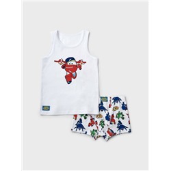 Комплект трикотажный для мальчиков: майка, трусы