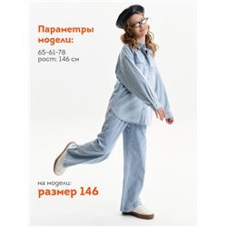 Джинсовая рубашка для девочек