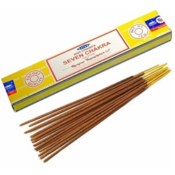 SATYA Ароматические палочки Seven Chakra 15 г х 12 уп.