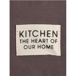 Фартук «Этель» Kitchen, 60×70 см, серый, 100% хлопок, саржа 220 г/м²