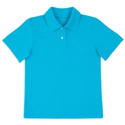 Поло однотонные с коротким рукавом Цветные (пуговицы)