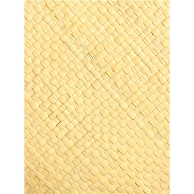 Сумка плетёная на молнии из пандана, 41×16×50 см, бежево-коричневая