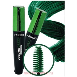 Farres Тушь Водостойкая объемная тон 4 Volume Green 6050