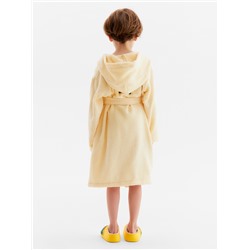 Халат махровый детский «Этель. Динозавр», размер 32, бежевый