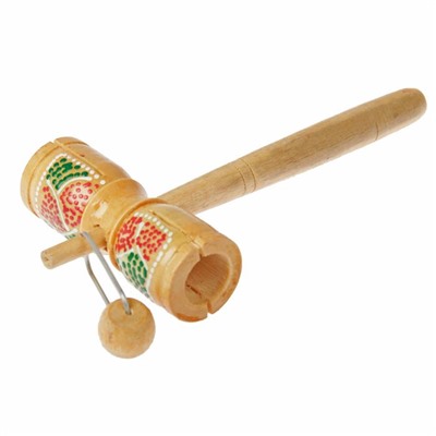 Сувенирный музыкальный инструмент «Стучалка», 18×9×3 см