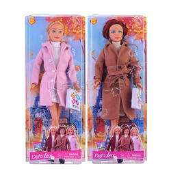 Кукла"На прогулке " в пальто и сапожках