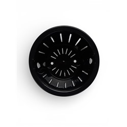 Кашпо для цветов со вставкой «Вдохновение», 5.7 л, d=23.5 см, белое/черное