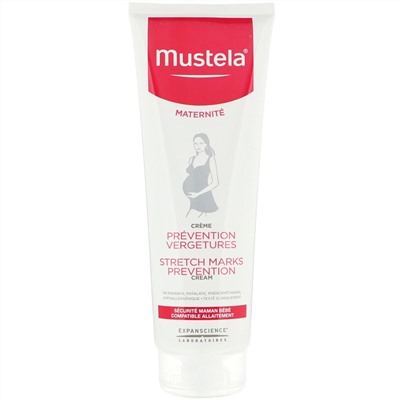 Mustela, крем для предотвращения растяжек, 250 мл (8,45 жидк. унции)