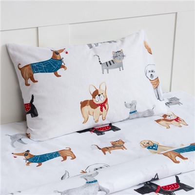 Постельное бельё 1.5-спальное «Этель» Dog party, бязь