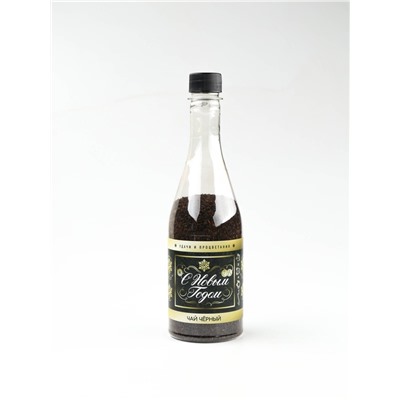 Чай чёрный «С Новым годом» в бутылке, 125 г (18+)