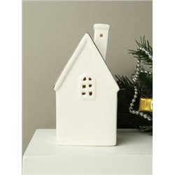 Фигурка Домик с подсветкой 12 см новогодний / YZ19670 /уп 72/LED
