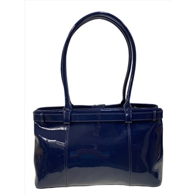 Женская сумка из натуральной кожи, цвет  синий