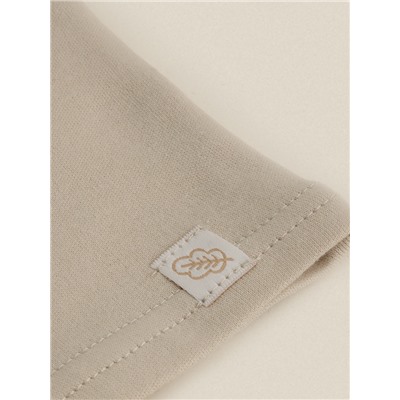 Футболка с длинным рукавом SL HOME, рост 74-80 см, бежевая