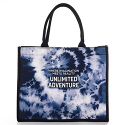 Сумка женская пляжная Unlimited adventure, 41.5×34×12 см, чёрная