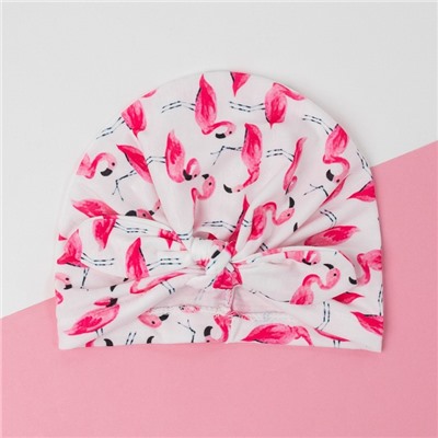 Шапка детская «Крошка Я. Фламинго», размер 48