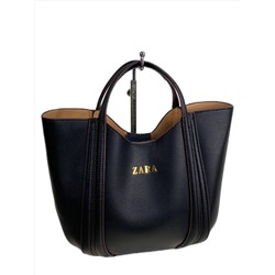 Женская сумка из искусственной кожи, цвет черный