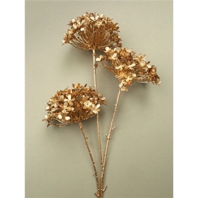 Ветка декоративная 66 см золото / G-306 /уп 240/