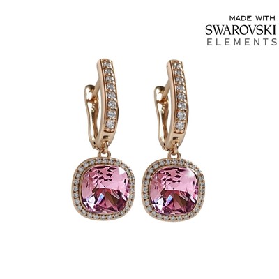 Серьги с кристаллами Swarovski