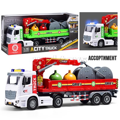 Машина "АвтоСила" на батарейках, в коробке