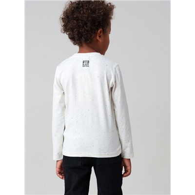 Фуфайка трикотажная для мальчиков (футболка с длинными рукавами)